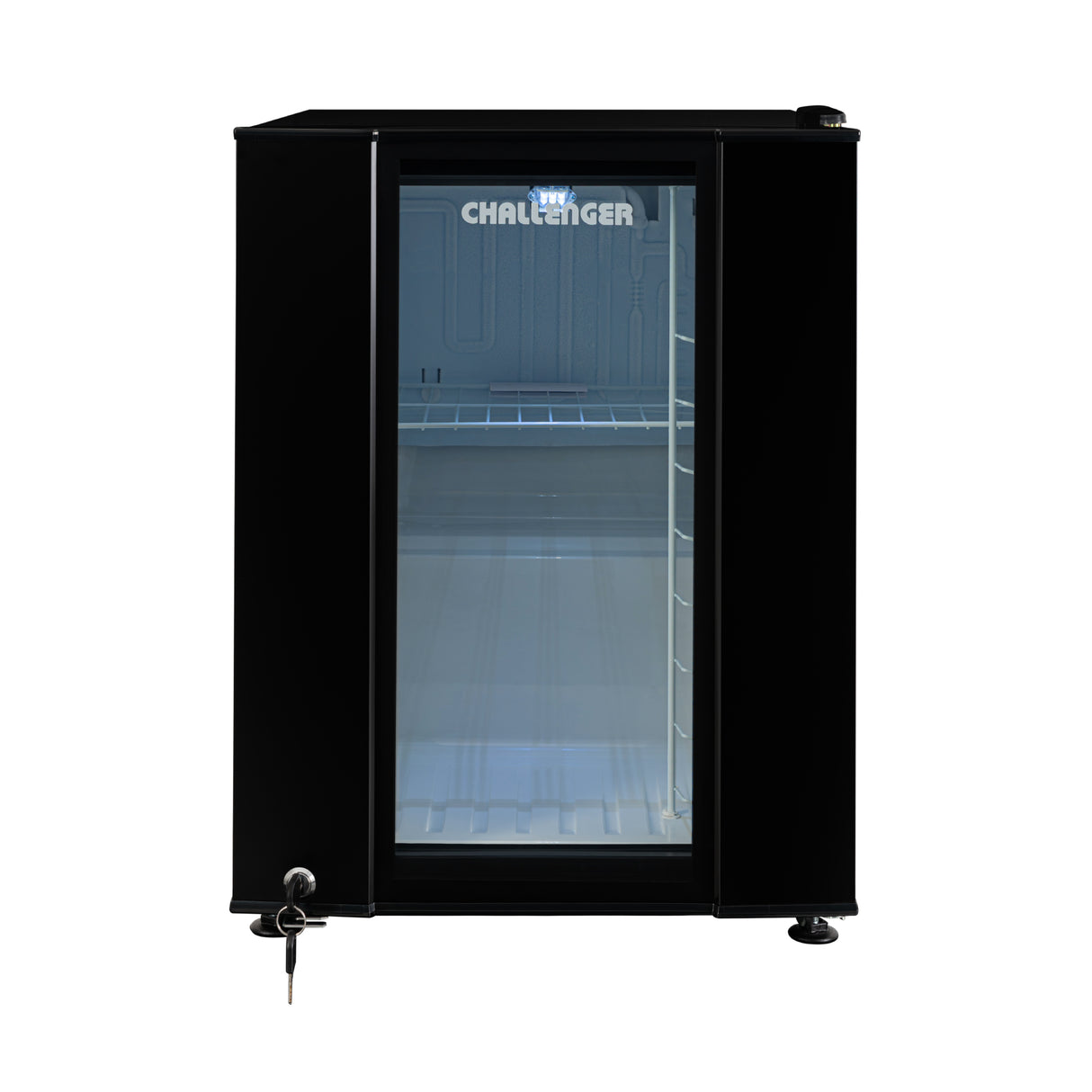 Mini Bar Challenger Negro 42.7x58.4cm Frost de 44 Litros con Iluminación Interna - MINIBAR | Bylmo