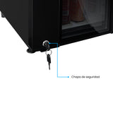 Mini Bar Challenger Negro 42.7x58.4cm Frost de 44 Litros con Iluminación Interna - MINIBAR | Bylmo