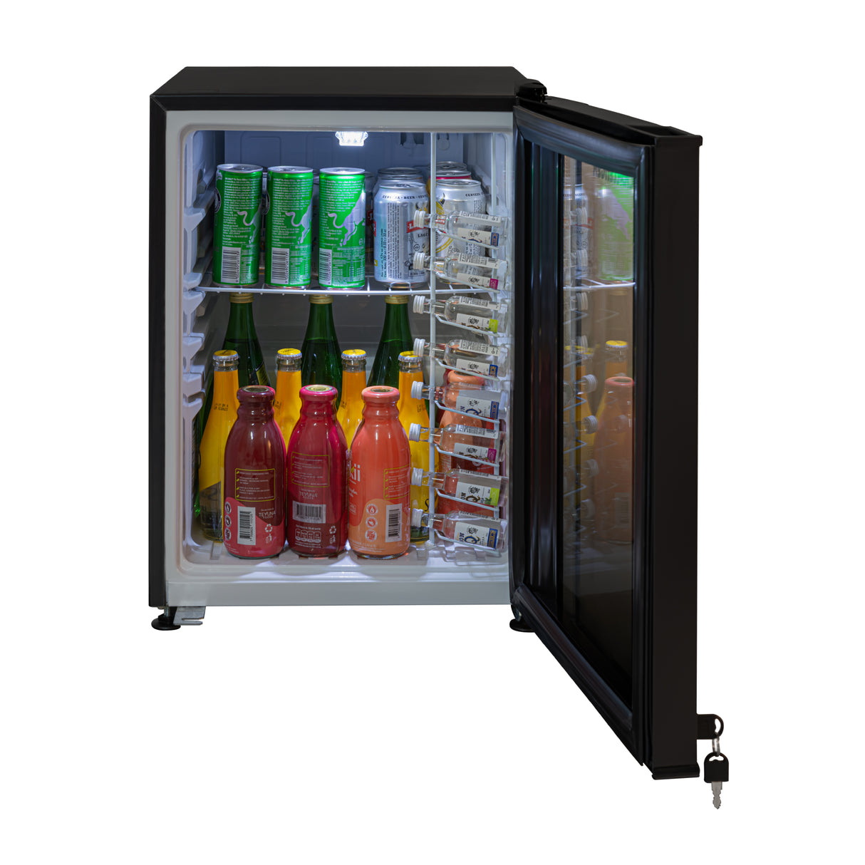 Mini Bar Challenger Negro 42.7x58.4cm Frost de 44 Litros con Iluminación Interna - MINIBAR | Bylmo