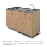 Mueble Inferior de Cocina Challenger Acandi 149.2x85cm sin Meson y sin Estufa - MUEBLES INFERIORES DE COCINA | Bylmo