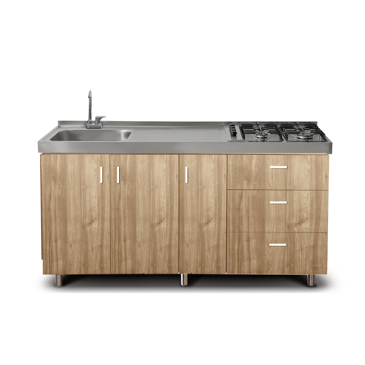 Mueble Inferior de Cocina Challenger Acandi 179.2x85cm sin Meson y sin Estufa - MUEBLES INFERIORES DE COCINA | Bylmo