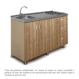Mueble Inferior de Cocina Challenger Acandi 179.2x85cm sin Meson y sin Estufa - MUEBLES INFERIORES DE COCINA | Bylmo
