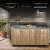 Mueble Inferior de Cocina Challenger Acandi 179.2x85cm sin Meson y sin Estufa