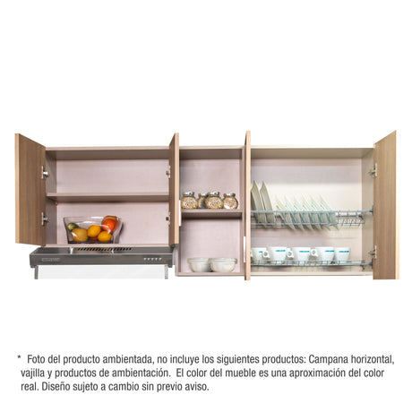 Mueble Superior de Cocina Challenger Acandi 150x60cm con Espacio para Extractor