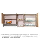 Mueble Superior de Cocina Challenger Acandi 150x60cm con Espacio para Extractor - MUEBLES SUPERIORES DE COCINA | Bylmo
