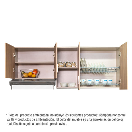 Mueble Superior de Cocina Challenger Acandi 150x60cm con Espacio para Extractor - MUEBLES SUPERIORES DE COCINA | Bylmo