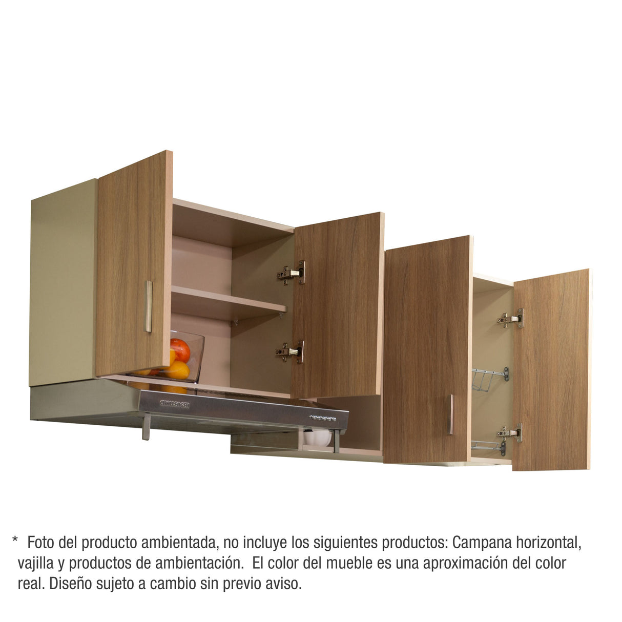Mueble Superior de Cocina Challenger Acandi 150x60cm con Espacio para Extractor - MUEBLES SUPERIORES DE COCINA | Bylmo