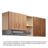 Mueble Superior de Cocina Challenger Nola 150x60cm con Espacio para Extractor - MUEBLES SUPERIORES DE COCINA | Bylmo