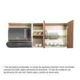 Mueble Superior de Cocina Challenger Nola 150x60cm con Espacio para Extractor y con Espacio para Microondas