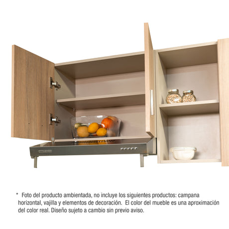 Mueble Superior de Cocina Challenger Acandi 180x60cm con Espacio para Extractor - MUEBLES SUPERIORES DE COCINA | Bylmo