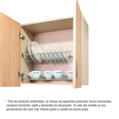 Mueble Superior de Cocina Challenger Acandi 180x60cm con Espacio para Extractor y con Espacio para Microondas - MUEBLES SUPERIORES DE COCINA | Bylmo