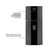 Nevera Challenger Black Gris y Negro 69x164cm No Frost de 341 Litros con Dispensador de Agua y con Congelador - NEVERAS | Bylmo