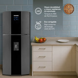 Nevera Challenger Black Gris y Negro 69x164cm No Frost de 341 Litros con Dispensador de Agua y con Congelador - NEVERAS | Bylmo