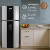 Nevera Challenger Black Gris y Negro 69x182cm No Frost de 432 Litros con Dispensador de Agua y con Congelador - NEVERAS | Bylmo