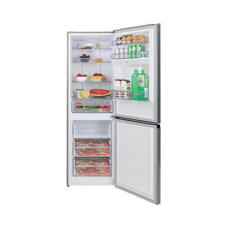 Nevera Challenger Bottom Freezer Gris 60x185cm No Frost de 325 Litros y con Congelador - NEVERAS | Bylmo