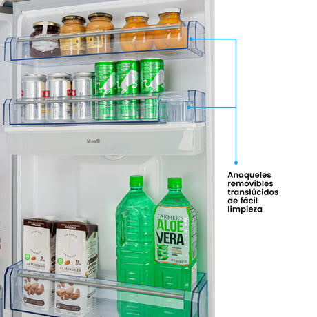 Nevera Challenger Bottom Freezer Gris 60x185cm No Frost de 325 Litros y con Congelador - NEVERAS | Bylmo