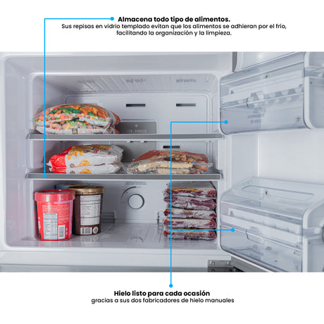 Nevera Inverter Challenger E - Cool Gris Oscuro 68x185cm No Frost de 462 Litros con Dispensador de Agua y con Congelador - NEVERAS | Bylmo