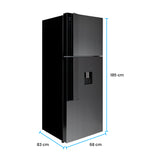 Nevera Inverter Challenger E - Cool Gris Oscuro 68x185cm No Frost de 462 Litros con Dispensador de Agua y con Congelador - NEVERAS | Bylmo