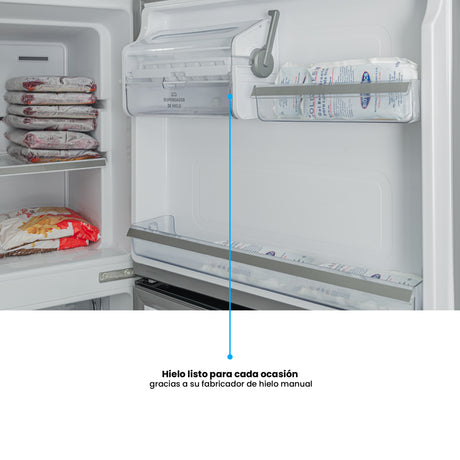 Nevera Challenger E - Cool Gris 68x185cm No Frost de 462 Litros con Dispensador de Agua y con Congelador - NEVERAS | Bylmo