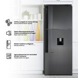 Nevera Inverter Challenger E - Cool Gris Oscuro 68x180cm No Frost de 403 Litros con Dispensador de Agua y con Congelador - NEVERAS | Bylmo