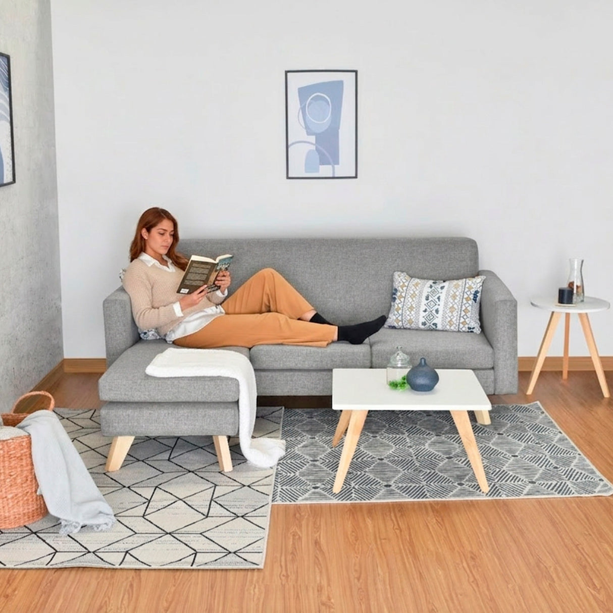 Sala Burdeos Plata y Matiz Natural 192x82cm de Tres Puestos con Apoya Brazos - SOFAS Y POLTRONAS | Bylmo