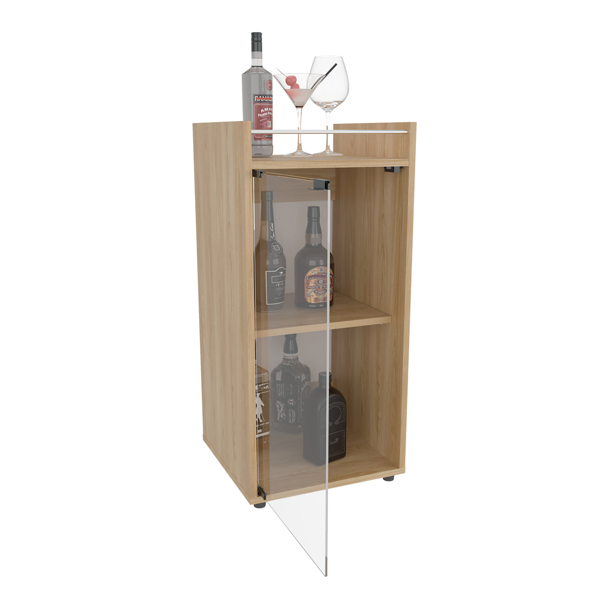 Bar Theba Fresno Europeo 38.1x81.3cm con Dos Compartimientos y con Patas - BARES | Bylmo