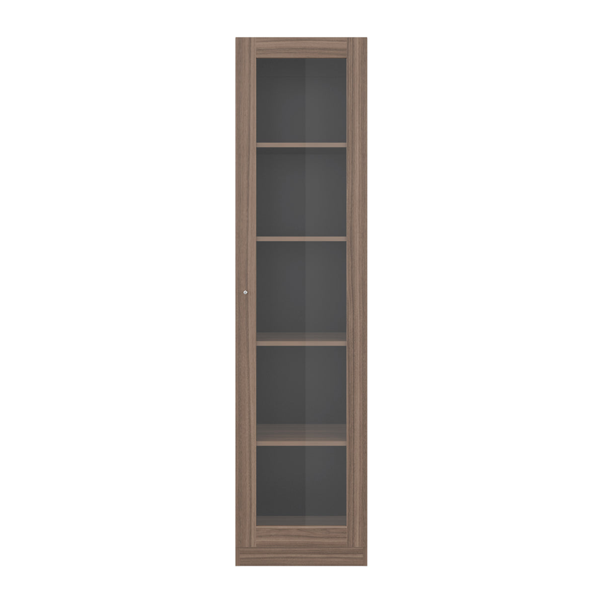 Vitrina Home E6 Avellana y Wengue 45x180.6cm Rectangular con Cuatro Entrepaños - BIBLIOTECAS Y ESTANTERIAS | Bylmo
