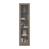 Vitrina Home E6 Avellana y Wengue 45x180.6cm Rectangular con Cuatro Entrepaños - BIBLIOTECAS Y ESTANTERIAS | Bylmo