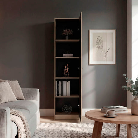 Estantería Home E5 Cartagena 45x180.6cm Rectangular con Cuatro Entrepaños - BIBLIOTECAS Y ESTANTERIAS | Bylmo