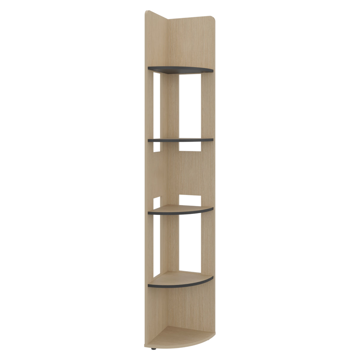 Estantería Home E7 Cartagena 30x180.6cm Triangular con Cinco Compartimientos y con Cuatro Entrepaños - BIBLIOTECAS Y ESTANTERIAS | Bylmo