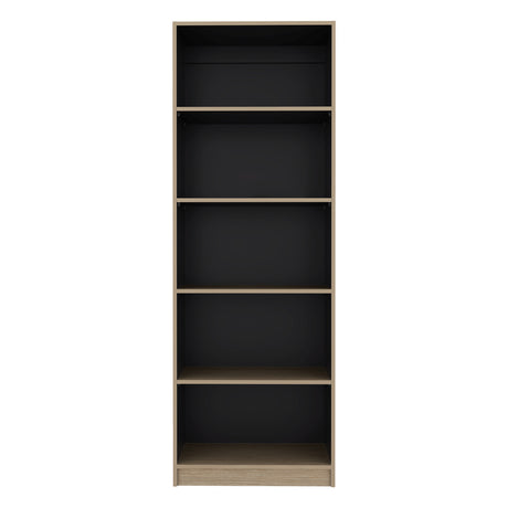 Estantería Home E3 Cartagena 62.8x180.6cm Rectangular con Cinco Compartimientos y con Cuatro Entrepaños - BIBLIOTECAS Y ESTANTERIAS | Bylmo