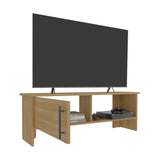 Mesa para TV Navia Fresno Europeo 120.3x42.1cm para TV Hasta 50 Pulgadas con Dos Compartimientos - MUEBLES DE TV | Bylmo