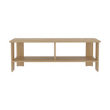 Mesa para TV Navia Fresno Europeo 120.3x41.9cm para TV Hasta 50 Pulgadas con Dos Compartimientos - MUEBLES DE TV | Bylmo