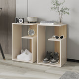 Mesa Auxiliar Adel Capri y Fresno Europeo 39.8x63.4cm Rectangular con Dos Compartimientos - MESAS AUXILIARES | Bylmo