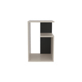 Mesa Auxiliar Adel Capri y Wengue 39.8x63.4cm Rectangular con Dos Compartimientos - MESAS AUXILIARES | Bylmo