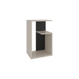 Mesa Auxiliar Adel Capri y Wengue 39.8x63.4cm Rectangular con Dos Compartimientos - MESAS AUXILIARES | Bylmo