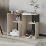 Mesa Auxiliar Adel Capri y Wengue 39.8x63.4cm Rectangular con Dos Compartimientos - MESAS AUXILIARES | Bylmo