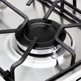 Estufa de empotrar Haceb Platina Acero 61x44.5cm para Gas Natural con Cuatro Quemadores - ESTUFAS DE EMPORTRAR Y CUBIERTAS | Bylmo