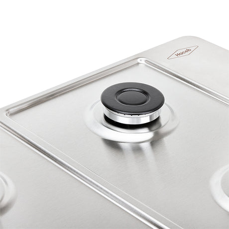 Estufa de empotrar Haceb Platina Acero 61x44.5cm para Gas Natural con Cuatro Quemadores - ESTUFAS DE EMPORTRAR Y CUBIERTAS | Bylmo