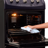 Estufa Haceb Azul 65.5x98.5cm Para Gas Natural con Cuatro Quemadores y con Horno - ESTUFAS | Bylmo