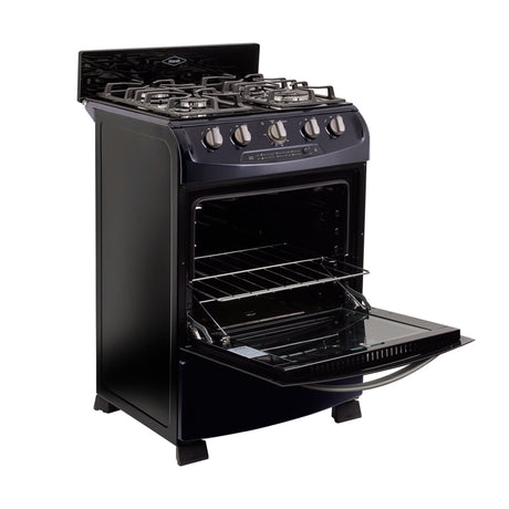 Estufa Haceb Azul 65.5x98.5cm Para Gas Natural con Cuatro Quemadores y con Horno - ESTUFAS | Bylmo