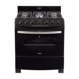 Estufa Haceb Negro 81x98.5cm Para Gas Natural con Seis Quemadores y con Horno - ESTUFAS | Bylmo