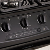 Estufa Haceb Negro 81x98.5cm Para Gas Natural con Seis Quemadores y con Horno - ESTUFAS | Bylmo