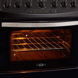 Estufa Haceb Negro 81x98.5cm Para Gas Natural con Seis Quemadores y con Horno - ESTUFAS | Bylmo