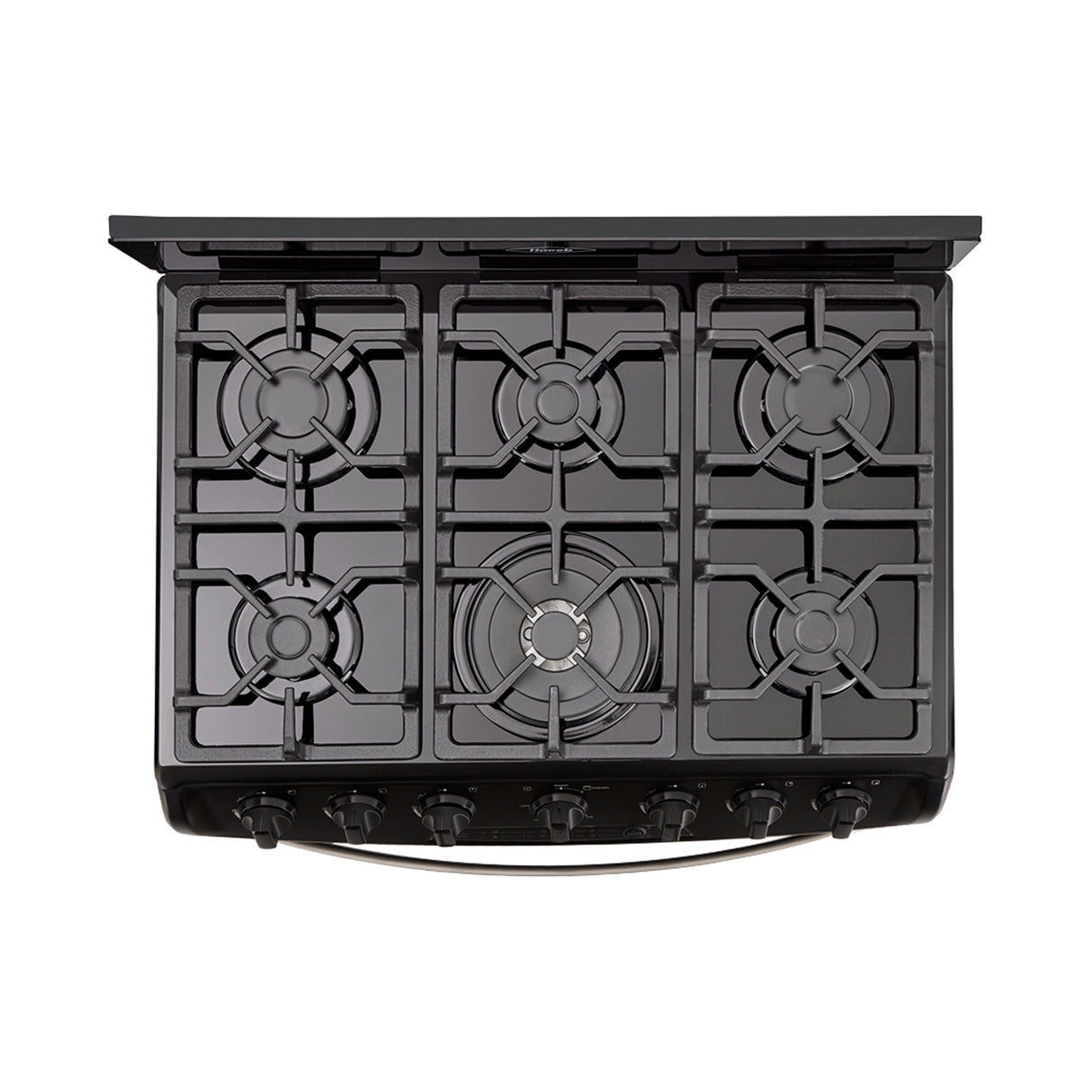 Estufa Haceb Negro 81x98.5cm Para Gas Natural con Seis Quemadores y con Horno - ESTUFAS | Bylmo
