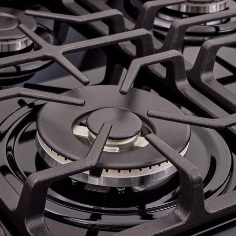 Estufa Haceb Negro 98x81cm Para Gas Propano con Seis Quemadores y con Horno - ESTUFAS | Bylmo