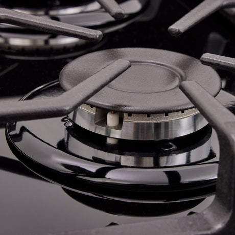 Estufa Haceb Negro 98x81cm Para Gas Propano con Seis Quemadores y con Horno - ESTUFAS | Bylmo