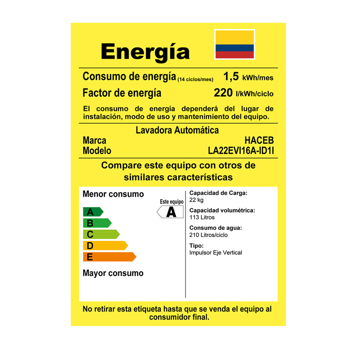 Lavadora Haceb Gris 75.5x112.5cm de 22 Kilogramos con Pantalla Digital y 10 Funciones - LAVADORAS Y SECADORAS | Bylmo