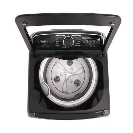 Lavadora Haceb Negro 62x34.9998cm de 18 Kilogramos con Pantalla Digital y 11 Funciones - LAVADORAS Y SECADORAS | Bylmo