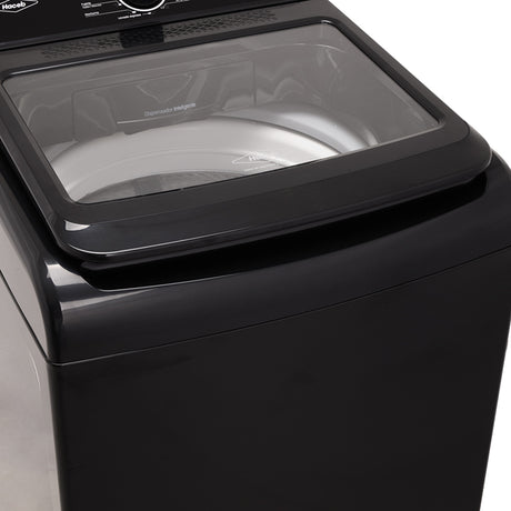 Lavadora Haceb Negro 62x34.9998cm de 18 Kilogramos con Pantalla Digital y 11 Funciones - LAVADORAS Y SECADORAS | Bylmo